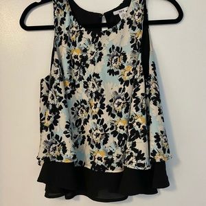 Bar III ruffled tank top (Size M)